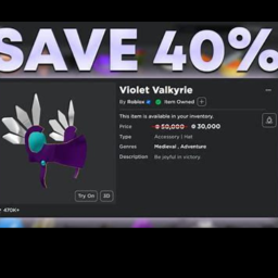 40% off any item