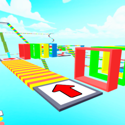 Super Mega Easy Rainbow Obby 🌈