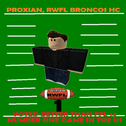 RWFL 1, The Video Game Roblox decal
