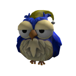 Blue Sleepy Owl