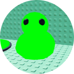 Green Neon Duck