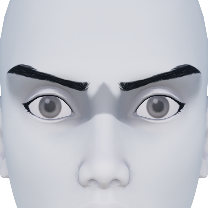 Manly Anime Shaded Eyes Liner