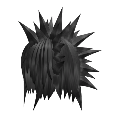 Grey Messy Rockstar Punk Spiky Hair