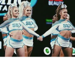 The sapphires cheer