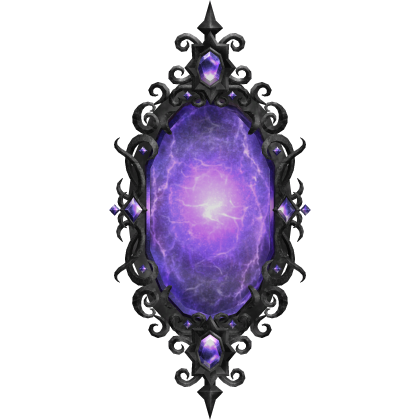 Glowing Purple Gothic Halloween Portal