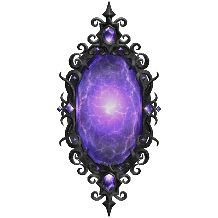 Glowing Purple Gothic Halloween Portal