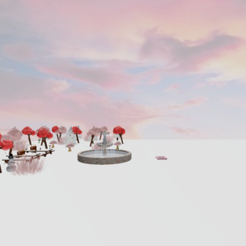 peacful snow park