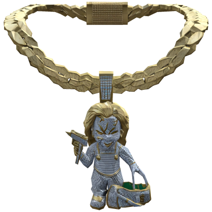 Gold Iced Out Halloween Chucky Chain Bling 1.0