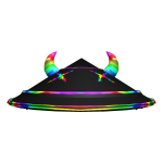 Evil Rainbow Ninja Hat