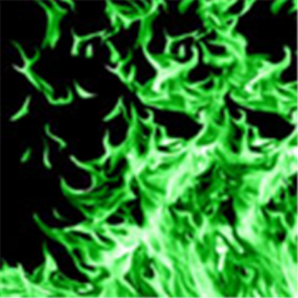 Green Flames Roblox decal