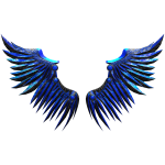 Blue Harbinger Wings