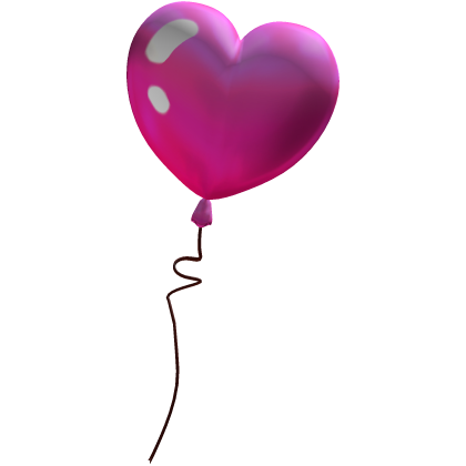 Holdable Pink Heart Balloon