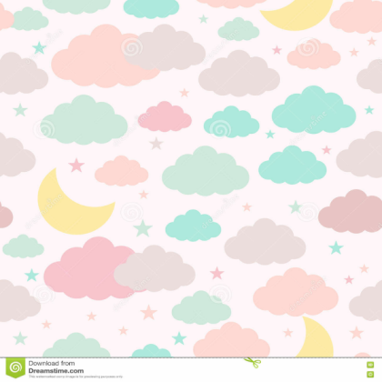 Cute Cloud And Moon Wallpaper Roblox decal