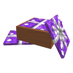 Box of Purple Wrapping Paper