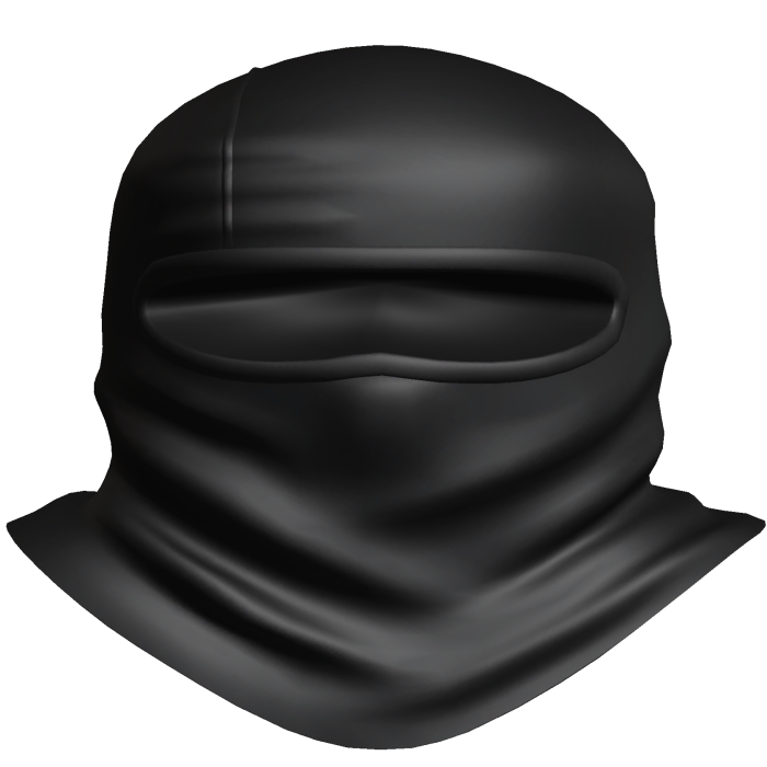 Balaclava Neck Hood Black