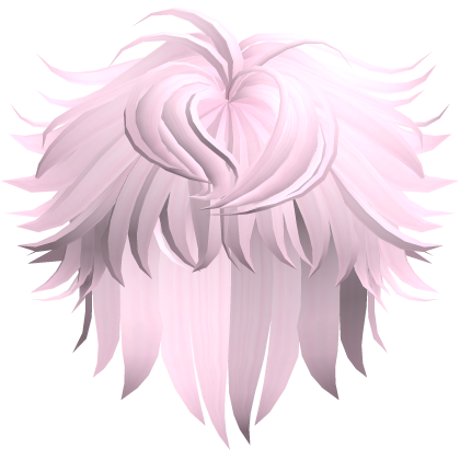 Anime Fluffy Emo Boy Messy Hair w Heart Pink Roblox item