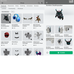 Korblox donation
