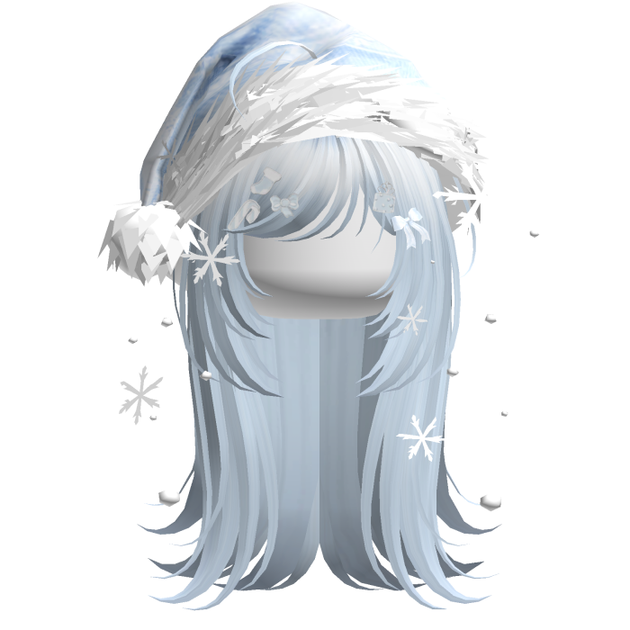 Emo Vamp Christmas Hair (Light Blue)
