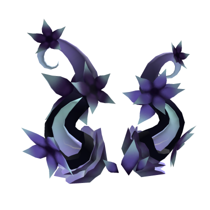 Dark Floral Horns Roblox item