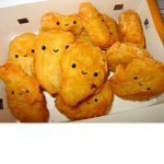 eat you dino nuggets XD