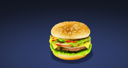 Realistic Burger preview 2