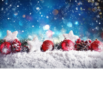 Snowflakes and snow