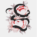 The Snake on the rose