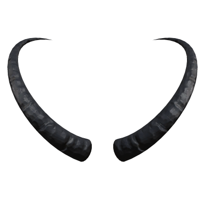 Obsidian Horns of Nurezeched [PBR] Roblox item
