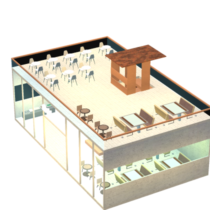 [Updated!] Rooftop Cafe Roleplay Eat Drink Social 