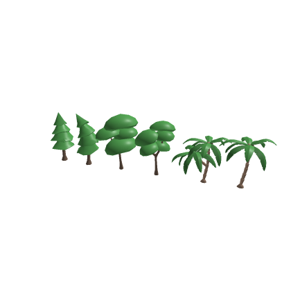 Tress low poly