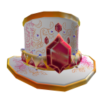 Gilded Party Crystal Hat