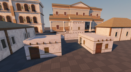 Rome Punic Residential Filler Pack ( 8 BUILDINGS ) preview 2