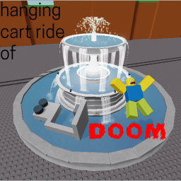 hanging cart ride of doom 💀