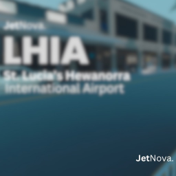 Hewanorra International Airport St. Lucia.