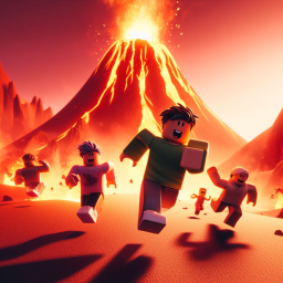 Survive The Eruption!