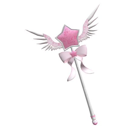 white magical girl star wand Roblox item