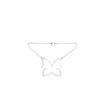 Butterfly Necklace Silver 3.0 thumbnail
