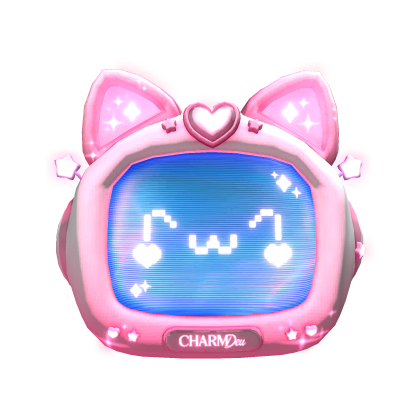 ✨ Glowing Pink Computer Mask (Emissive)