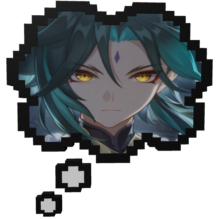 Xiao Genshin Impact | Thinking Bubble 