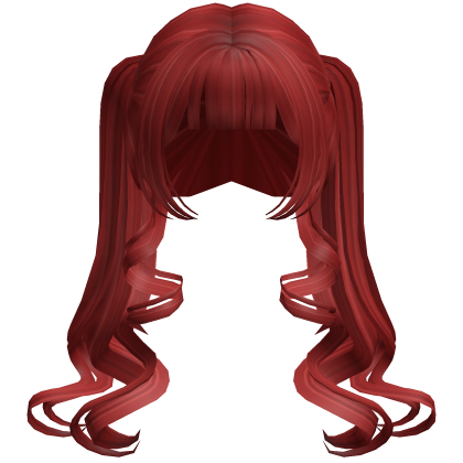Anime School-Girl Twintails (Red) Roblox item