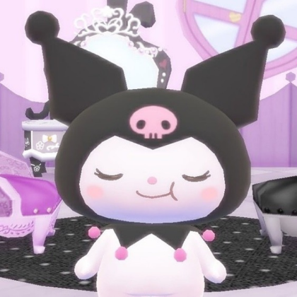purple black pink bat kawaii Roblox decal
