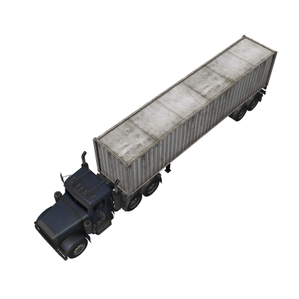 Peterbilt Semi-Truck Pulling Trailer Mesh Trucks