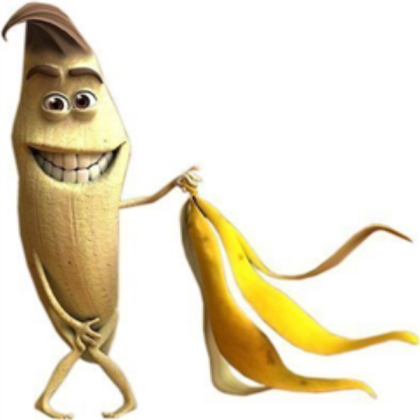 funny-weird-banana-peeling-skin Roblox decal