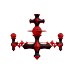 Crimson Red Chess Crown