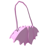 Baby Pink Bat Purse