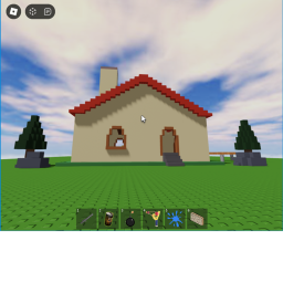 A classic Roblox house
