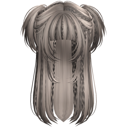 Vamp Long Straight Pigtails Ash Cheetah Roblox item
