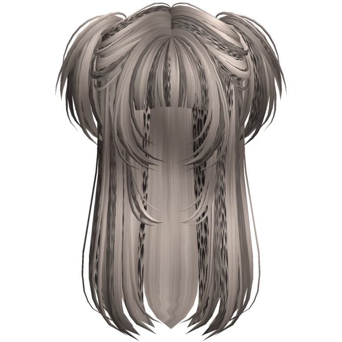 Vamp Long Straight Pigtails Ash Cheetah