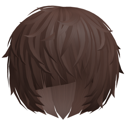 ^,…,^ brown messy vkei anime emo moe hair 