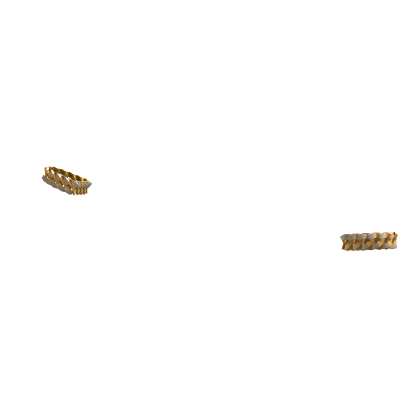 3.0 Iced Out Diamond Chain Link Bracelet - Gold
